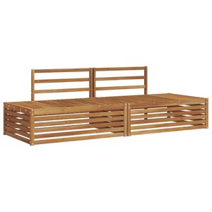 vidaXL 2 pc Ensemble de canapés d'extérieur Bois d'Acacia Massif