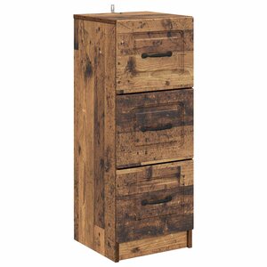 vidaXL Armoire à tiroirs Bois ancien 33 x 34 5 x 87 cm