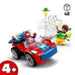 LEGO Marvel - Voiture de Spider-Man et Docteur Octopus - Set 10789 pour Enfants