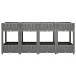 vidaXL Lit surélevé 160x40x71 cm Polypropylène