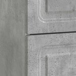 vidaXL Cabinet de chevet Gris béton 43 x 34 5 x 44 5 cm
