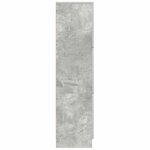vidaXL Meuble de Rangement Gris béton 31 5 x 32 x 124 cm