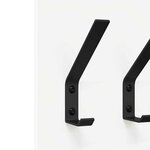 vidaXL Porte-manteau mural Blanc 20 x 1.5 x 100 cm Bois d'ingénierie