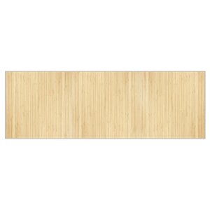 vidaXL Tapis rectangulaire naturel clair 100x300 cm bambou