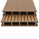 vidaXL Planche de terrasse 56 Pièces Teck WPC