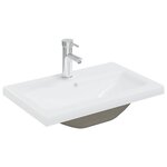 vidaXL Ensemble de meubles de salle de bain 2 Pièces gris béton
