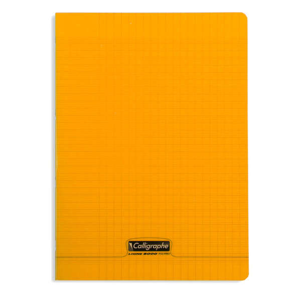 Cahier 8000 POLYPRO  210 x 297 mm  orange CALLIGRAPHE