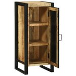 vidaXL Cabinet mural 40x35x90 cm en bois massif brut de manguier