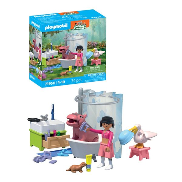 71950 L'heure du bain des animaux