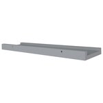vidaXL Étagères à rebord pour cadre photo 2 Pièces Gris 40x9x3 cm MDF