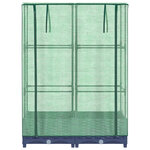 vidaXL Jardinière surélevée avec housse aspect rotin 80x40x123 cm
