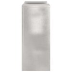 vidaXL Support de Plante 2 Pièces Argent 24 x 24 x 55 cm Acier inoxydable