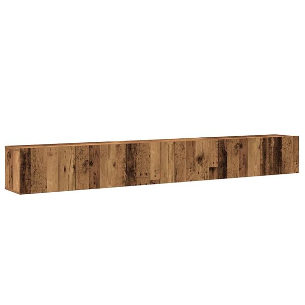 vidaXL Ensemble de meuble TV mural 3 Pièces vieux bois bois d'ingénierie