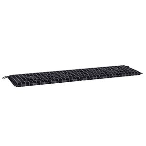 vidaXL Coussin de banc de jardin Noir 180 x 50 x 4 cm Tissu Oxford