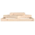 vidaXL Jardinière 112x112x27 cm Bois massif de pin