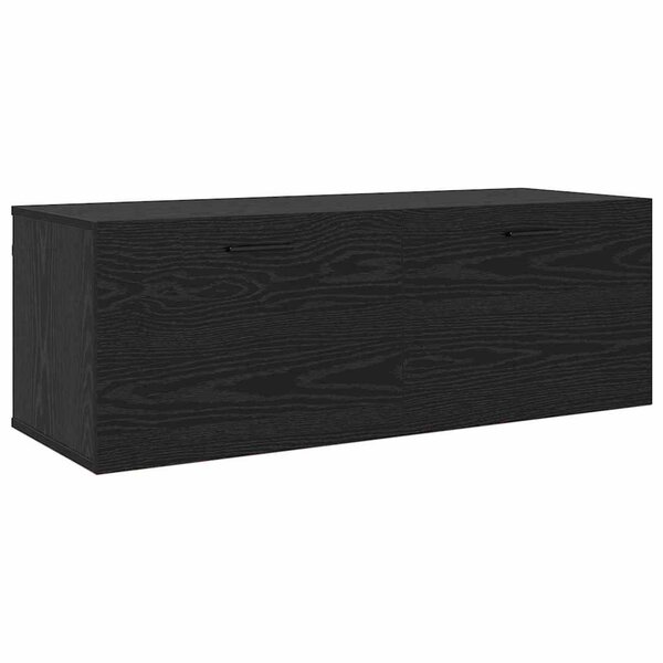 vidaXL Meuble mural Chêne noir 100 x 36.5 x 35 cm Bois d'ingénierie