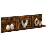 vidaXL Armoire murale 100x16 5x30 cm chêne fumé bois d'ingénierie