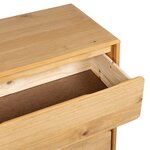 vidaXL Commode SAUDA chêne 76 5x39x91 cm bois de pin massif