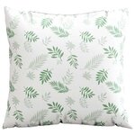 vidaXL Coussins Éparpillés Feuille 4 Pièces Motif feuille 60 x 60 cm