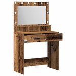 vidaXL Coiffeuse Bois ancien 79 x 41 x 135 cm Bois d'ingénierie
