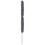 vidaXL Tête de lit LED avec reliefs en diamants gris foncé  80 cm  en velours.