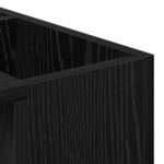 vidaXL Table basse Chêne noir 101 5 x 50 x 37 cm Bois d'ingénierie