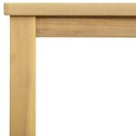 vidaXL Table console de jardin Acacia clair 80 x 35 x 75 cm