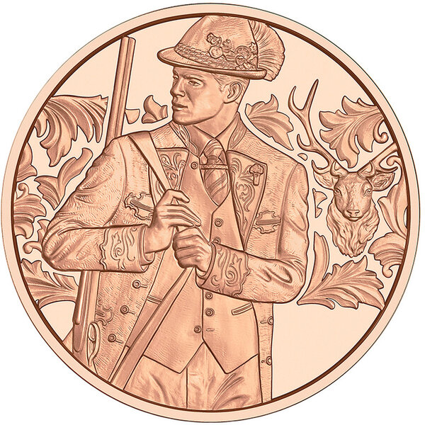 Monnaie ANTLER Traditional and Trendy 1/2 Oz Cuivre 10€ Euro Austria 2026 (PRÉCOMMANDE)