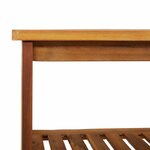 vidaXL Armoire de jardin Naturel 75 x 35 x 70cm Bois d'Acacia Massif