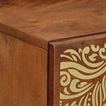 vidaXL Buffet Marron 40 x 33.5 x 75 cm Bois de manguier massif