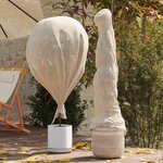 vidaXL Fleece de protection des plantes contre le gel Beige 20 x 3 2 m