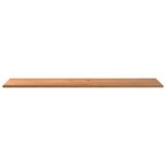 vidaXL Dessus de bureau marron clair bois chêne massif rectangulaire