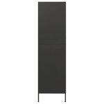 vidaXL Garde-robe Anthracite 90x50x180 cm Acier