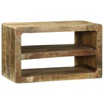 vidaXL Meuble TV 60x32x36 cm en Bois Massif de Manguier