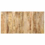 vidaXL Tête de lit 160 cm bois de manguier brut massif