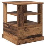 vidaXL Cabinet de chevet Bois ancien 50 x 50 x 60 cm Bois d'ingénierie