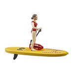 Bruder 62785 - Maître-nageur bworld avec Stand up Paddle