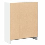 vidaXL Bibliothèque Blanc 60x24x76 cm Bois d'ingénierie