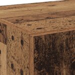 vidaXL Buffet Bois Ancien 70x42.5x185 cm Bois d'ingénierie