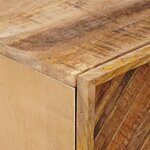 vidaXL Table de chevet Marron 40 x 33 5 x 46 cm Bois de mangue massif