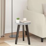 vidaXL Plateau de table Gris béton 30 x 30 x 1.5 cm Bois d'ingénierie