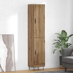 vidaXL Haut Armoire Chêne artisanal 69 5 x 34 x 180 cm
