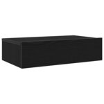 vidaXL Meubles TV avec éclairage LED 2 pièces Chêne noir 60 x 35 x 15 5 cm