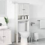 vidaXL Armoire de toilette avec étagère VIGO Blanc 60 x 27 x 161 cm