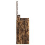 vidaXL Coiffeuse Chêne fumé 50 x 41 x 135 cm Bois d'ingénierie