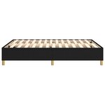vidaXL Cadre de lit Noir 140x190 cm Tissu