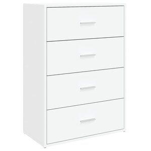 vidaXL Buffet blanc 60x31x84 cm bois d'ingénierie