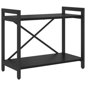 vidaXL Étagère Chêne noir 60 x 30 x 50 cm Bois d'ingénierie