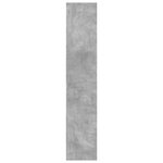 vidaXL Bibliothèque Gris béton 60x35x180 cm Bois d’ingénierie