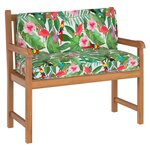 vidaXL Coussin pour dossier de palette Multicolore 120 x 40 x 12 cm